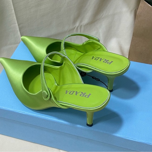 Prada Green Women's Heel - Picture 3 of 6